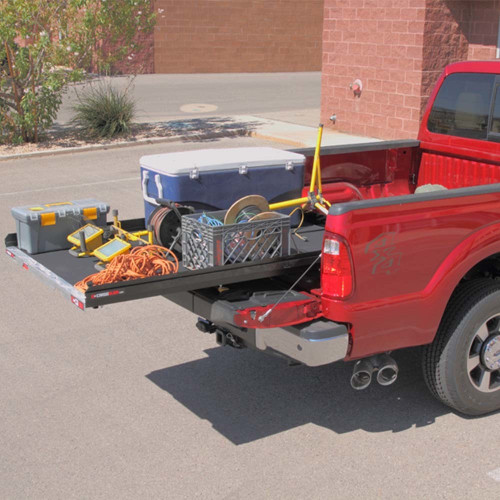 Cargo-Glide CG1000, Bed Length 5'5" to 5'7", Steel Truck-Bed Slide and Extender, 1000 lb capacity, 65-75% Extension, includes installation kit